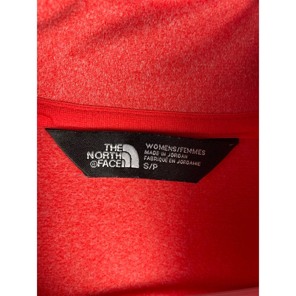 North Face Pink 1/4 Zip Popover Sweatshirt Small Warm Baselayer Warm Activewear - Picture 3 of 7